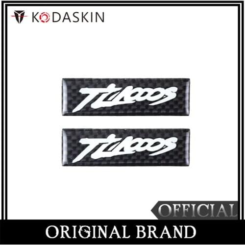 KODASKIN Motorcycle 3D Carbon Timing Belt Cover Front and Rear Round Decal for S Tl1000s