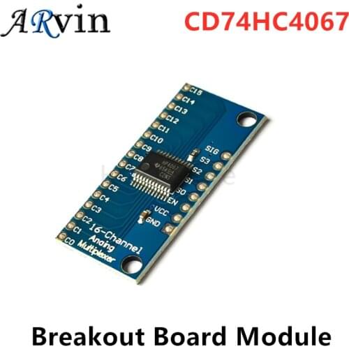 10pcs/lot CD74HC4067 16-Channel Digital Multiplexer Breakout Board Module For Arduino