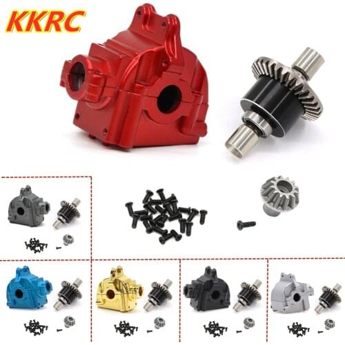 Metal Wave Box Shell Differential Gear Motor Gears For 1/14 RC Car WLtoys 144001