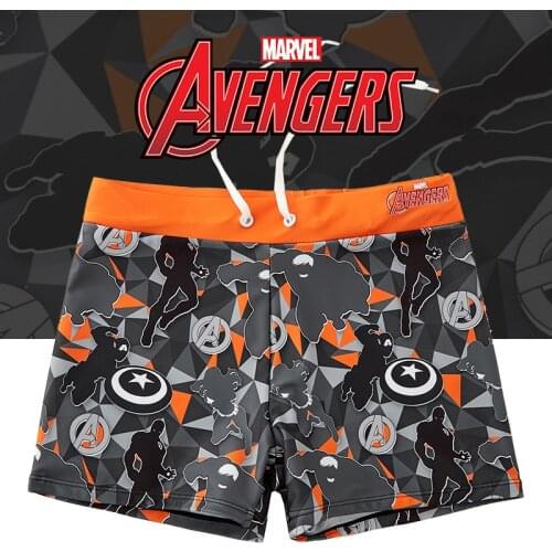 Original Marvel Swimwear Mens Anti-awkward Mens Boxer Swimwear Mens Swimwear Suits Boys Soak Swimming Equipment