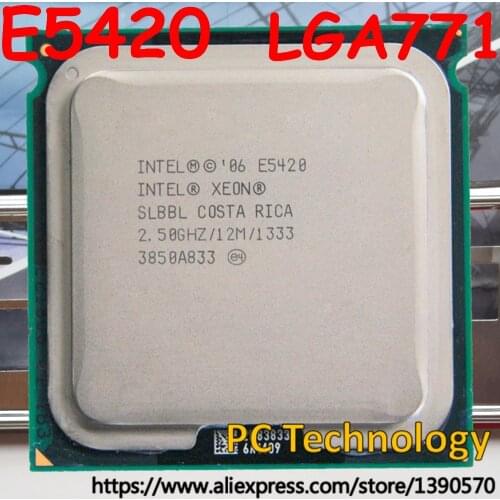 Original Intel Xeon E5420 processor 2.5GHz 12MB 1333 LGA771 Quad-Core CPU Free shipping (ship out within 1 day)