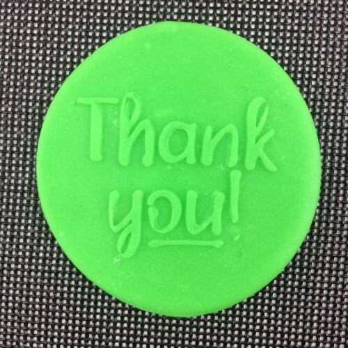 Thank You 2# Acrylic Cookies Embossing Printing Stamps 3D Custom Seal Cake Icing Decoration All Kinds Of Cartoon Patterns