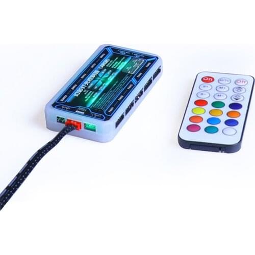 Standard Controller Panel Synchronizes with Fan Remote Control Light Connected with 10 Small P Fans And 2 Light Bars