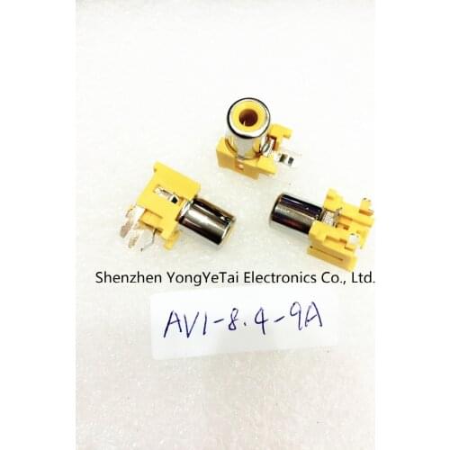 YYT AV pin jack 3 foot hole PCB solder RCA seat audio and video outlets lotus seat AV1-8.4-9A