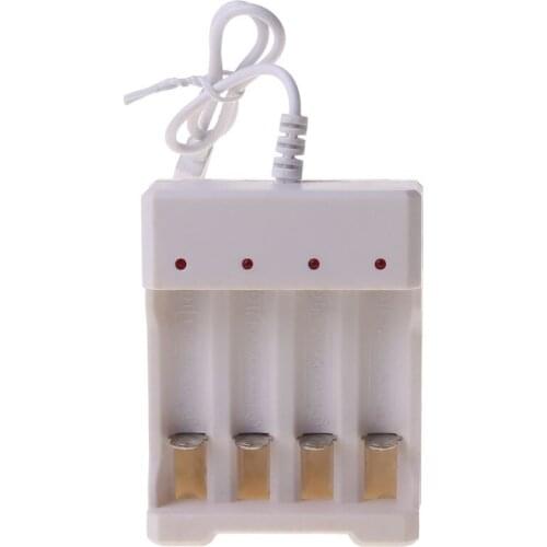 4 Ports Battery Charger for AA AAA Batteries with USB Plug Universal Power Tool Accessories QW