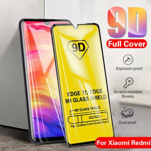 9D Protective Glass On The For Xiaomi redmi note 7 6 5 8 PRO Screen Protector For redmi 6 PRO 6A Tempered Glass on redmi K20 PRO