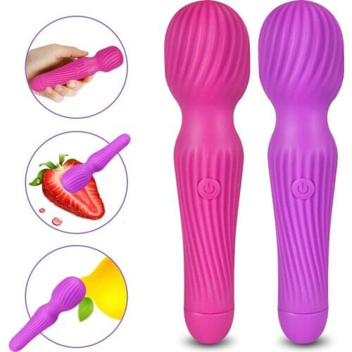Female Magic Wand Vibrators Powerful Stick AV Vibrator for Women Muti-Speed Clitoris Stimulator Massager Sex Toys for Adult 18