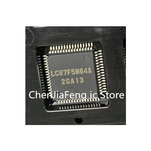 1PCS~10PCS/LOT LC87F5M64AVU-QIP-E LC87F5M64AVU LC87F5M64A QFP64 New original