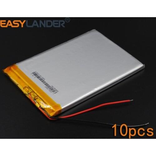 10pcs/Lot 3.7V 3500mAh 4270100 Rechargeable li Polymer Li-ion Battery For Bluetooth Notebook E-Book Power Bank Portable DVD