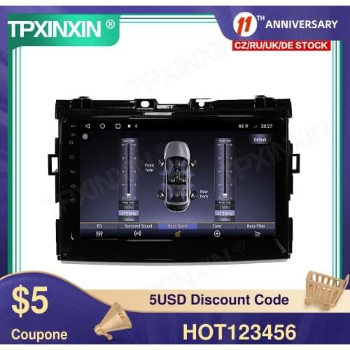 128G PX6 Android 10.0 For TOYOTA PREVIA 2006-2012 Car Multimedia Player GPS Navigation Headunit Radio Audio Stereo Tape Recorder