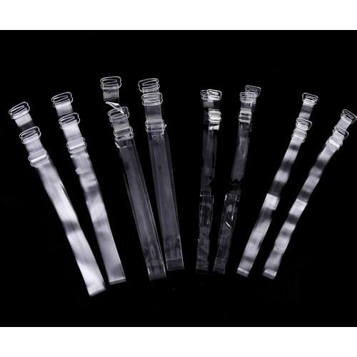 3 Pairs Invisible Bra Straps Women Transparent Silica Bra Straps Adjustable Bra Accessories Backless Straps Bra For Women Female