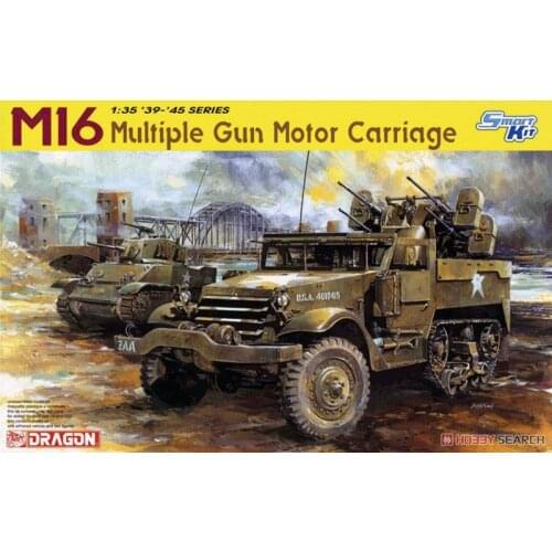 DRAGON 6381 1/35 WW.II US Army M16 Anti-Aircraft Gun Plastic model kit