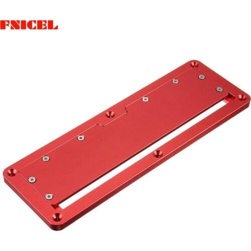 FNICEL Circular Saw Flip Cover Plate Aluminum Alloy Flip-Floor Table Special Embedded Cover Plate Adjustable 45-90 Degrees