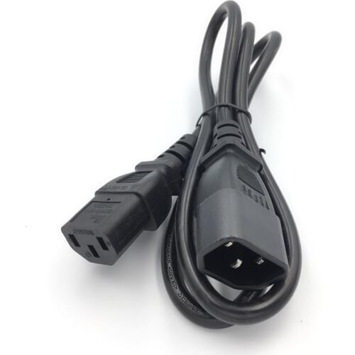 IEC 320 C13 to IEC C14 Power Extension Cord 0.5m 1m 6ft 4m 5m C13 C14 Power Cable For PC Computer Monitor PDU UPS DJ Stage Light