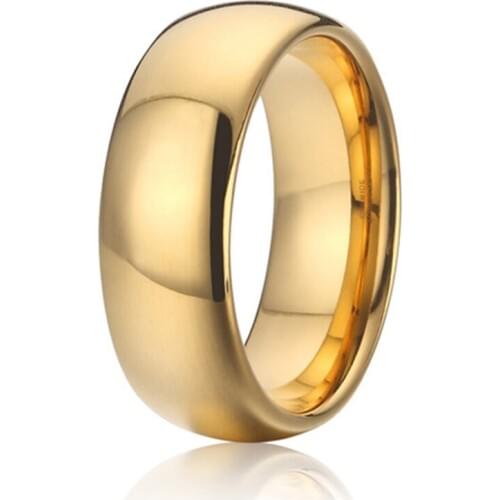 New arrival custom tailor handmade pure anti allergic titanium wedding band anel 8mm mens promise rings