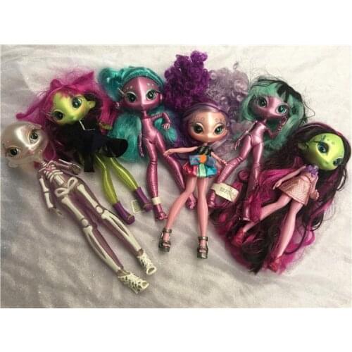 Una Verse Monsters Doll Toy Girl Birthday Gift Novi Stars MGA Doll Long Hair 20cm Doll With Clothes DIY Doll Toy Birthday Gifts