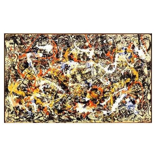 Lot style Choose Jackson Pollock Abstract Art print Silk poster Home Wall Decor