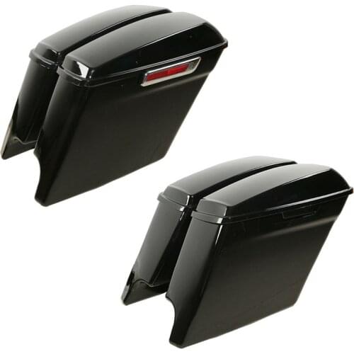 Motorcycle 5" Hard Stretched Extended Saddle Bags For Harley Touring Road King Electra Glide 2014-2020 19