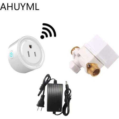 A Set Automatic Watering WIFI Timer Switch Water Valve Watering Set Irrigation Automatic Broadcast Timer Quantitative Controller
