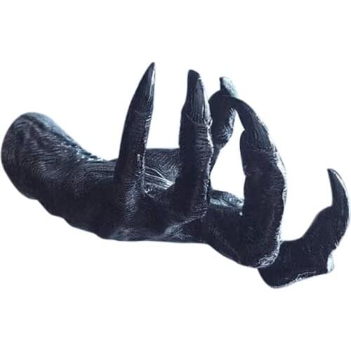 Witch S' Hand Wall Hanging Features Decoration Creative Props Universal Hook Home Decoration Crafts Black