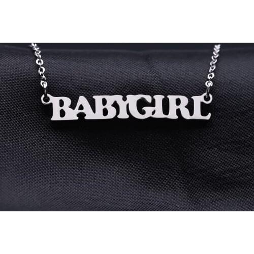 Personalized jewelry silver rose gold stainless steel Choker bridesmaid necklace gift for women personalizeds name gift for her