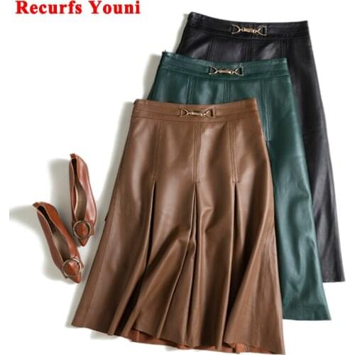 Women's Leather Skirts Recurfs Youni China