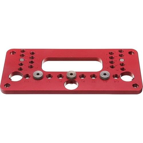 Knob Pull Drill locator Template Adjustable Woodworking Door Handle Drilling Locator Aluminum Alloy Pocket Hole Jig Positioner