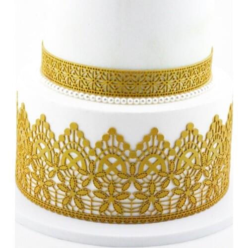 Embossing Lace Fondant Moulds Flowers pattern Lace Mat Wedding birthday party Cake Decoration Tool