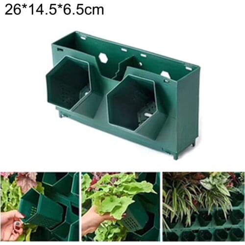Three-dimensional Vertical Green Plant Pot Wall Hanging Flower Pot Multi-layer Combination Balcony Bonsai Garden Decor