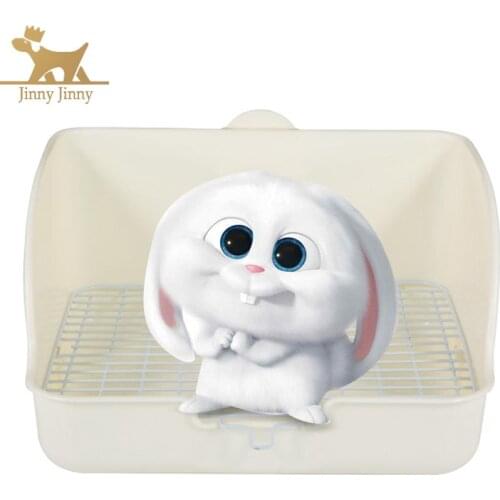 Rabbit Toilet Box，Small Animal Rabbit Litter Toilet,Litter Bedding Box，Chinchilla, Ferret,Galesaur,Bunny