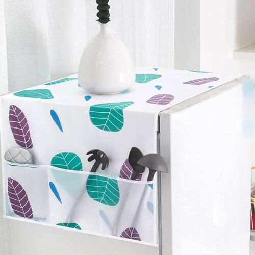 Waterproof Washing Machine Cover Multi-Function Storage Dustproof Refrigerator Cover Household Decor Supplies