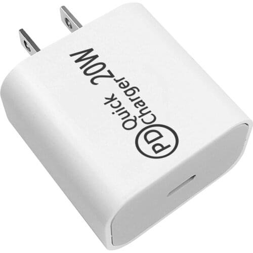 20W Dual USB Charger Quick Charge 3.0 PD USB Type C Fast Charger QC3.0 FCP 3A Phone Charger Portable Wall Charger EU Adapter