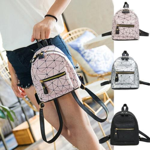 Women Backpack Travel PU Girls Rucksack Mini Shoulder Tote School Bag