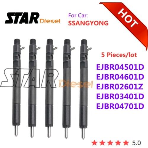 5 Pieces/lot EJBR04501D EJBR04601D EJBR02601Z EJBR03401D EJBR04701D Injector Nozzle Tips For SSANGYONG Actyon Kyron Euro 3/4