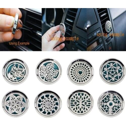 2019 Car Perfume Aromatherapy Essential Oil Diffuser Air Vent Flavoring Car-styling Air Freshener Decoration Perfumes Clip