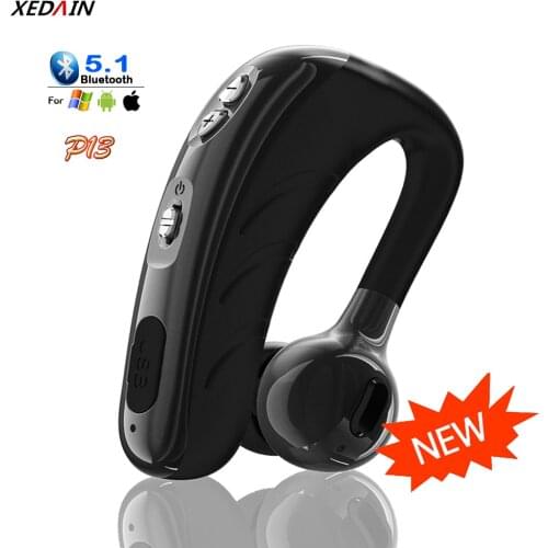 P13 Wireless Bluetooth Headset Monaural Stereo Noise Reduction Sports And Business Headphones For iPhone X Huawei Xiaomi Samsung