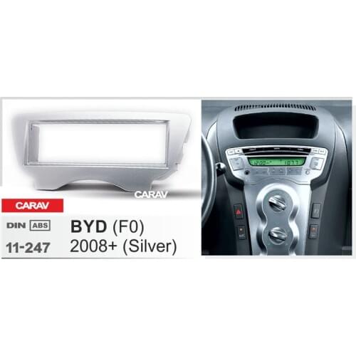 CARAV 11-247 Top Quality Radio Fascia for BYD F0/F1 2008+ Stereo Fascia Dash CD Trim Installation Kit