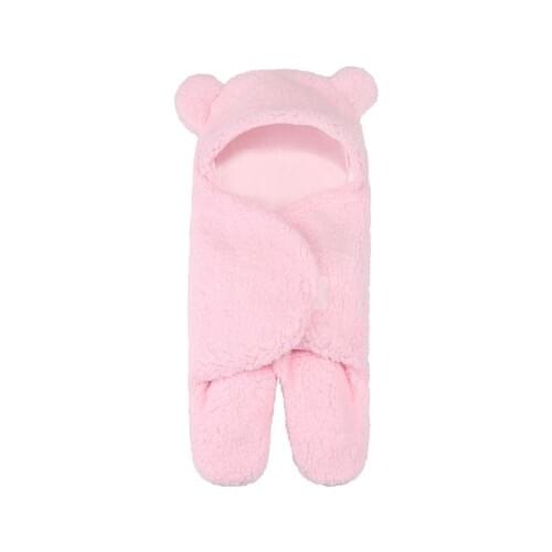 Baby Sleeping Bags Winter Warm Toddler Infant Stroller Swaddle Wrap Nest Autumn Cat Knitted Envelopes For Newborn Kids