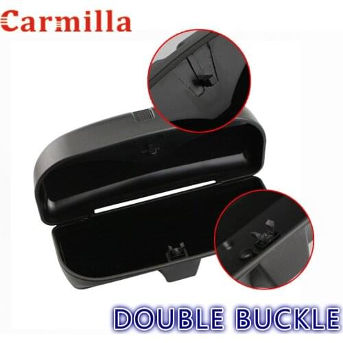 Double Buckle Car Sun Glasses Box Storage Holder Sunglasses Case for Mazda CX3 CX4 CX5 Axela 3 6 Atenza Car Styling