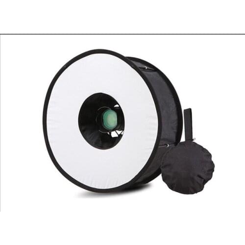 R-45 Ring Softbox Speedlight Round Style Flash Light Shoot Soft box Foldable Soft Flash Light Diffuser