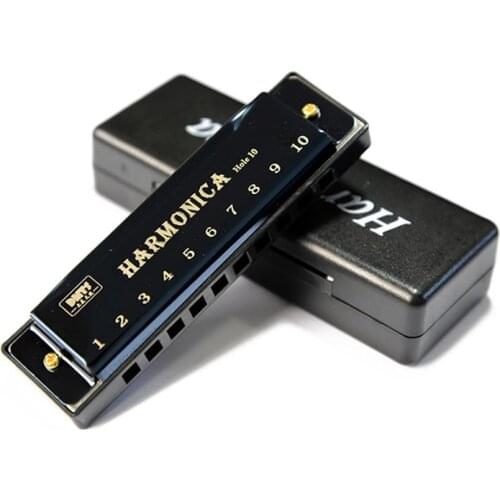 Harmonica Titanium Copper Core Harmonica C Key 10 Holes 20 Tones Blues Harmonica Perfect For Beginners Professional Students Kid