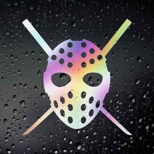 No Good Racing Hockey Mask JDM Car Oil Slick Sticker - Japanese Kanji Kanjozoku Touge Drift Tuner