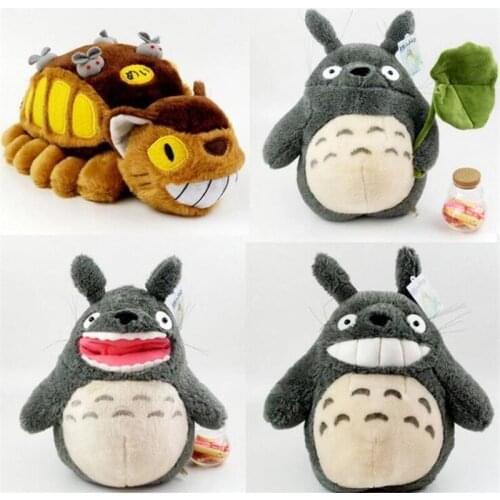 4 Styles Ghibli Miyazaki Hayao My Neightor Totoro Kawaii Plush Toys Totoro Soft Peluche Dolls Children Birthday Gift 40 CM