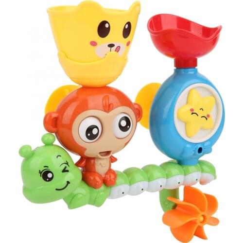13-24 months Baby Bath Toys Cute Cartoon Pattern Bathroom Bathing Playing Toys for Children