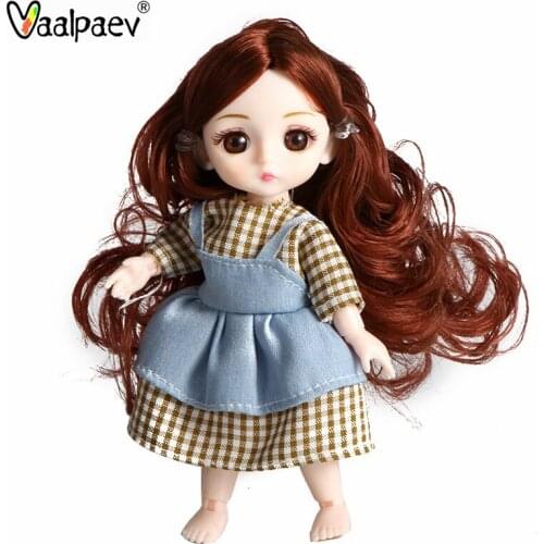 Bb Girl Doll For Dollhouse 16CM