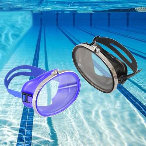 Adults Snorkel Diving Mask Anti-Fog Leakproof Tempered Glass Wide View Underwater Glasses Swimming Silicone Eyewear Equipment