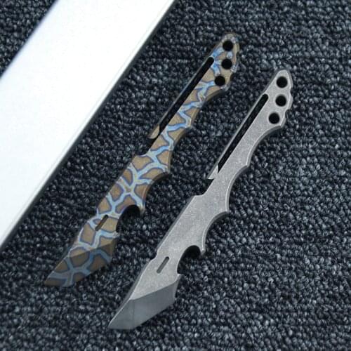 LEMIFSHE EDC Titanium alloy crowbar prybar multipurpose pocket Corkscrew tool camping gadget outdoor utility