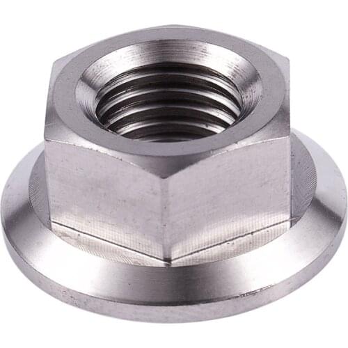 New M10 x 1.25 mm TC4 titanium Ti flanged nut for screws SCREW-fastener