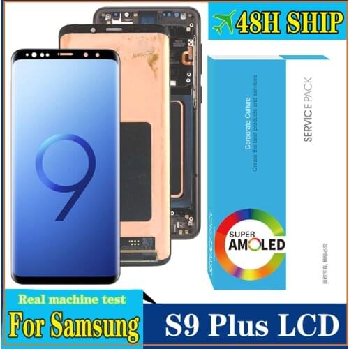 6.2” Original Amoled Display for SAMSUNG Galaxy S9 Plus G965 G965F LCD Display Touch Screen Digitizer Repair LCD