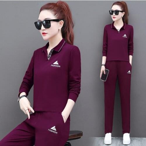 Autumn clothes for women lounge wear two piece set top and pants 2 piece sets womens outfits korean style clothing 2020 trendy